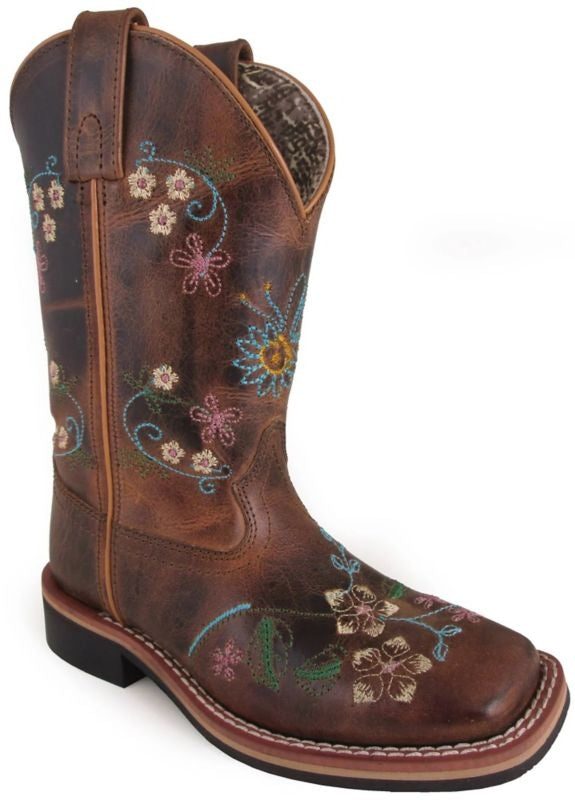 Smoky Mountain Youth Floralie Brown Boots