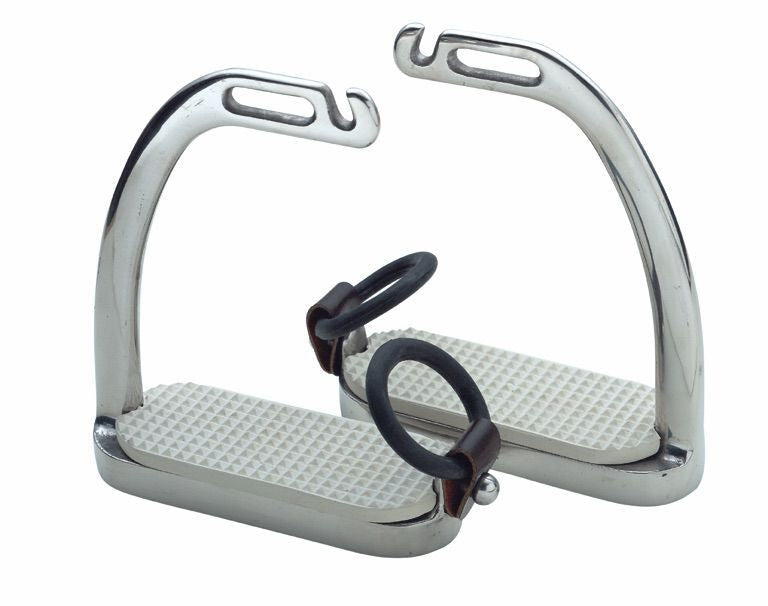 Shires SS Fillis Peacock Stirrup Irons