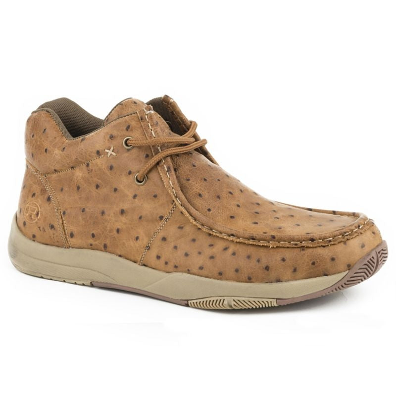 Roper Mens Vintage Ostrich Chukka Shoes
