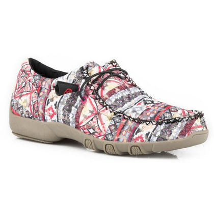 Roper Ladies Aztec Canvas Chukkas