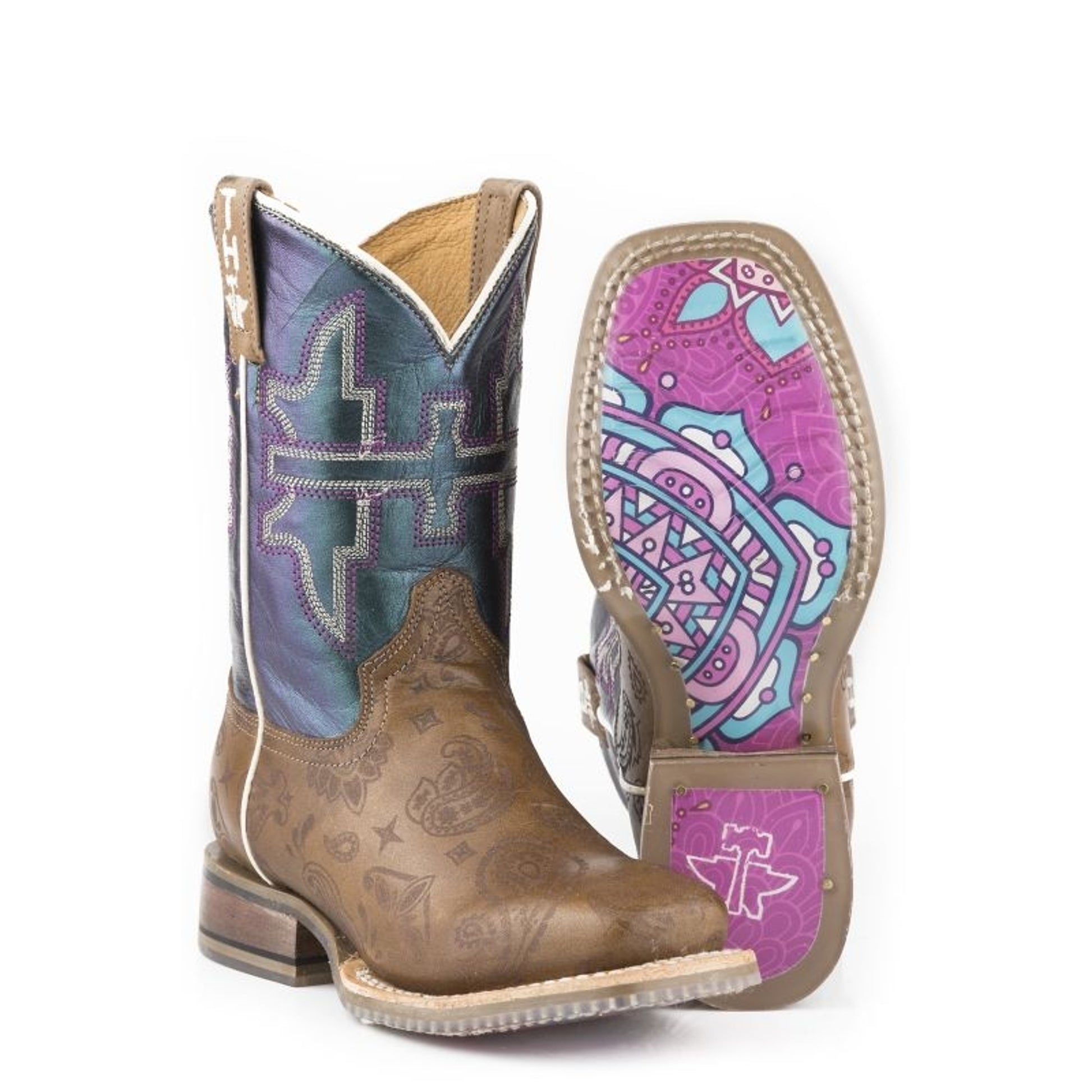 Tin Haul Little Kids Pearly Paisley Boots