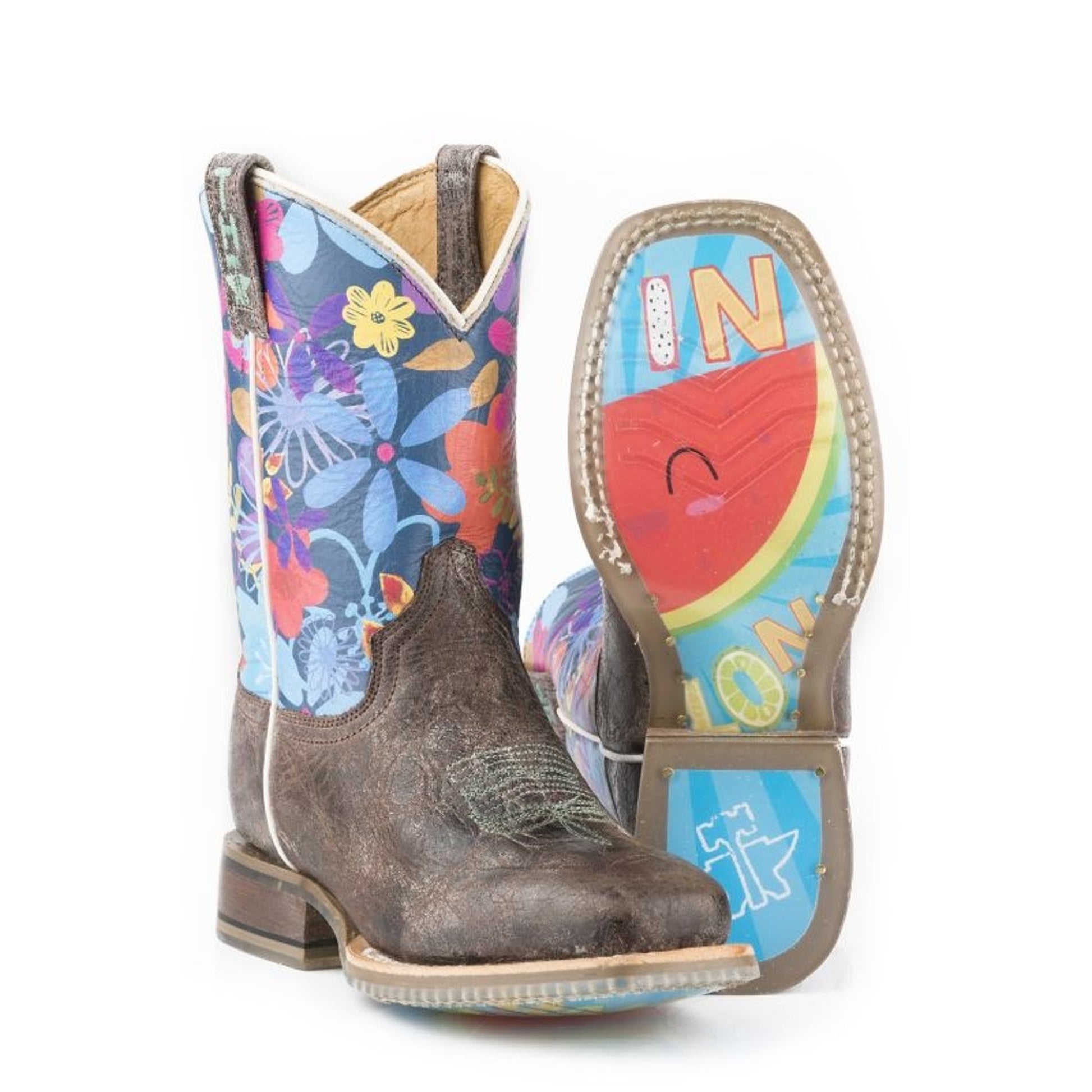 Tin Haul Little Kids Bloomin Flowers Boots