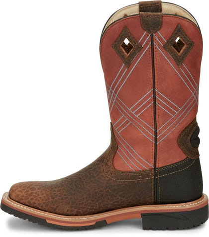Justin Mens Dalhart Safety Toe Boots