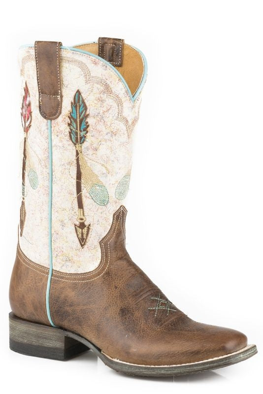 Roper Ladies Arrow Feather Boots