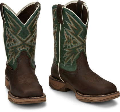 Tony Lama Mens Bartlett 11" Pull-On Steel Toe Work Boots