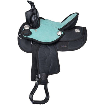 Eclipse by Tough1 Synthetic Barrel Saddle