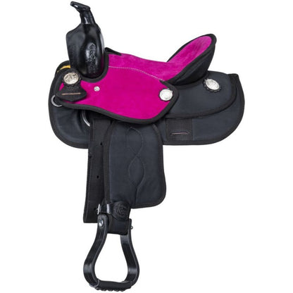 Eclipse by Tough1 Synthetic Barrel Saddle