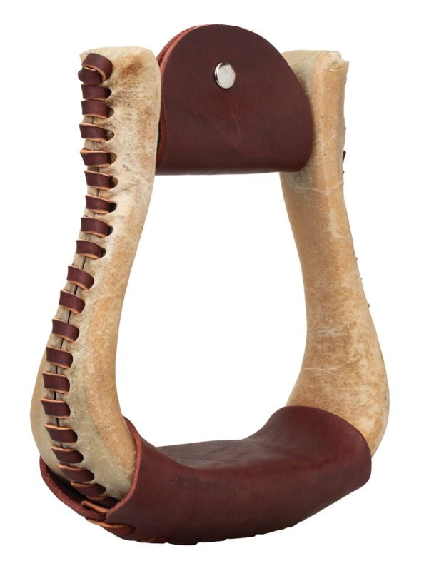 Weaver Rawhide Covered Cutter Stirrups