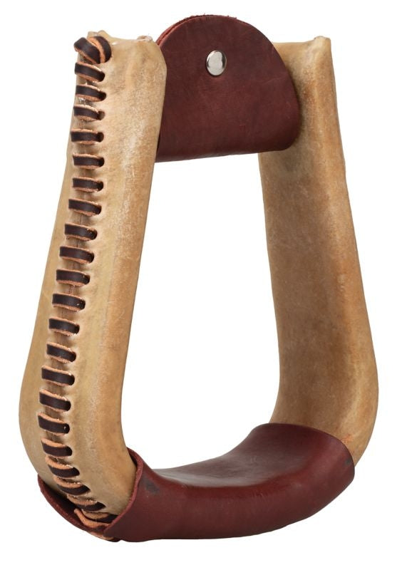 Weaver Rawhide 3in Neck Roper Stirrups