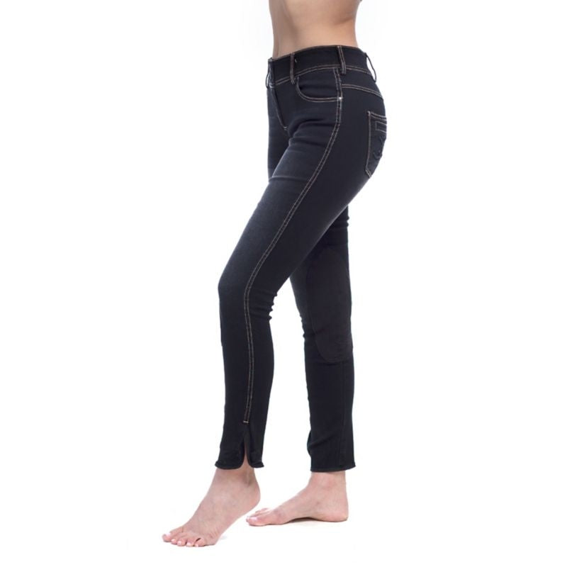 Goode Rider Equestrian Black Denim K/P Jean