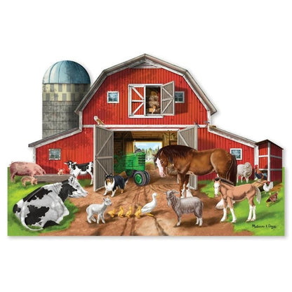 Melissa and Doug Busy Barn 32 Piece Floor Puzzle