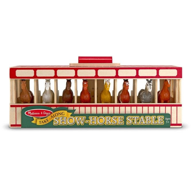 Melissa and Doug Take-Along Show-Horse Stable Kit