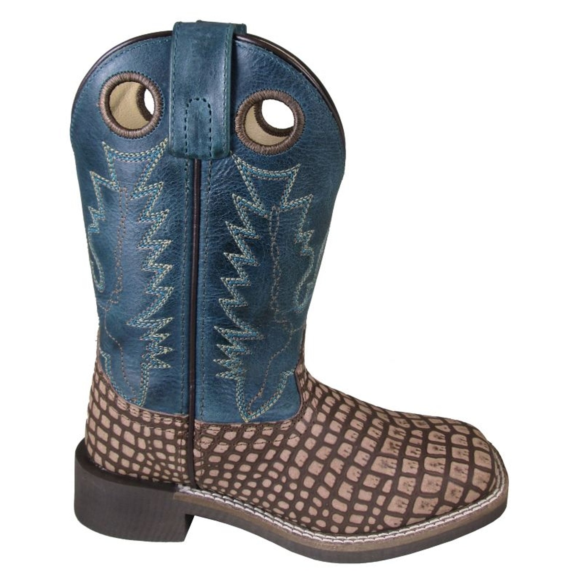 Smoky Mountain Childs Reptile Turquoise Boots