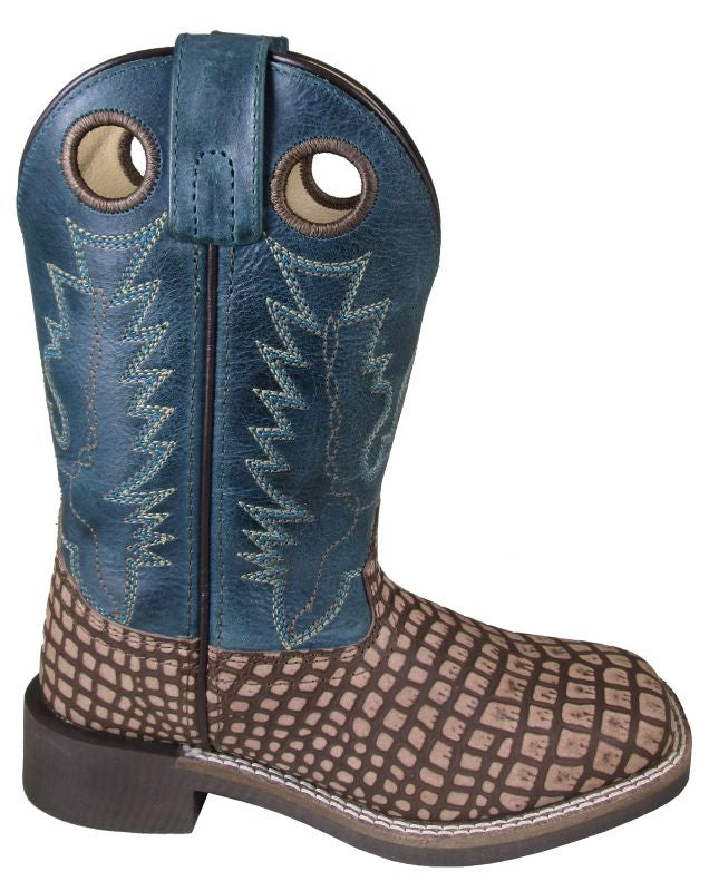 Smoky Mountain Childs Reptile Turquoise Boots