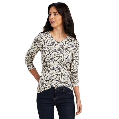 Ariat Ladies Melange Print T-Shirt