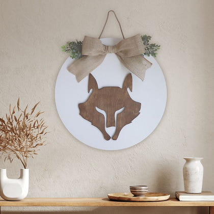 Fox Door Hanger 15in