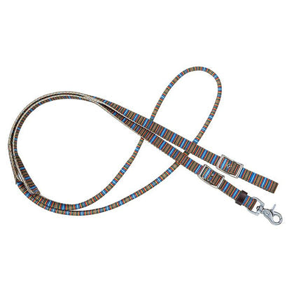 Tough1 Nylon Rolled Roping Reins