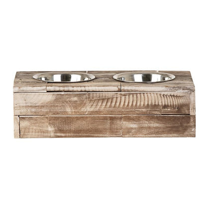 Huntley Berjen Raised Double Bowl Feeder