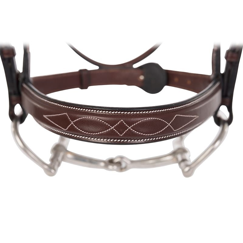 Huntley Sedgwick Fancy Stitch Noseband 1"