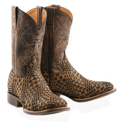 Tin Haul Mens Dream Weaver Sq Toe Boots