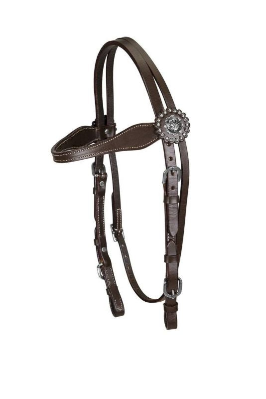 TuffRider Browband Headstall Concho with Buckle
