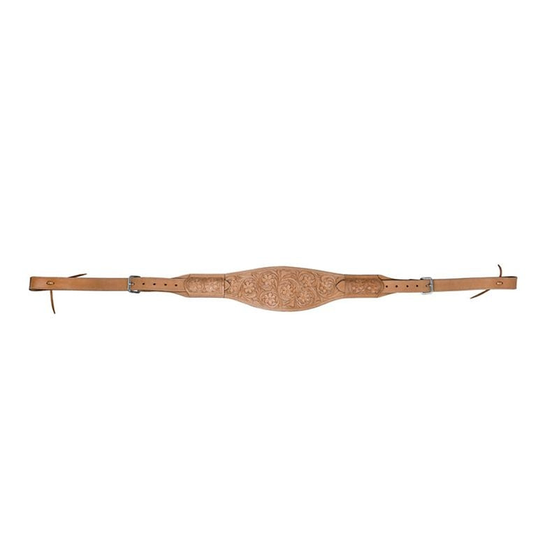 TuffRider Western Tooled Flank Cinch Natural