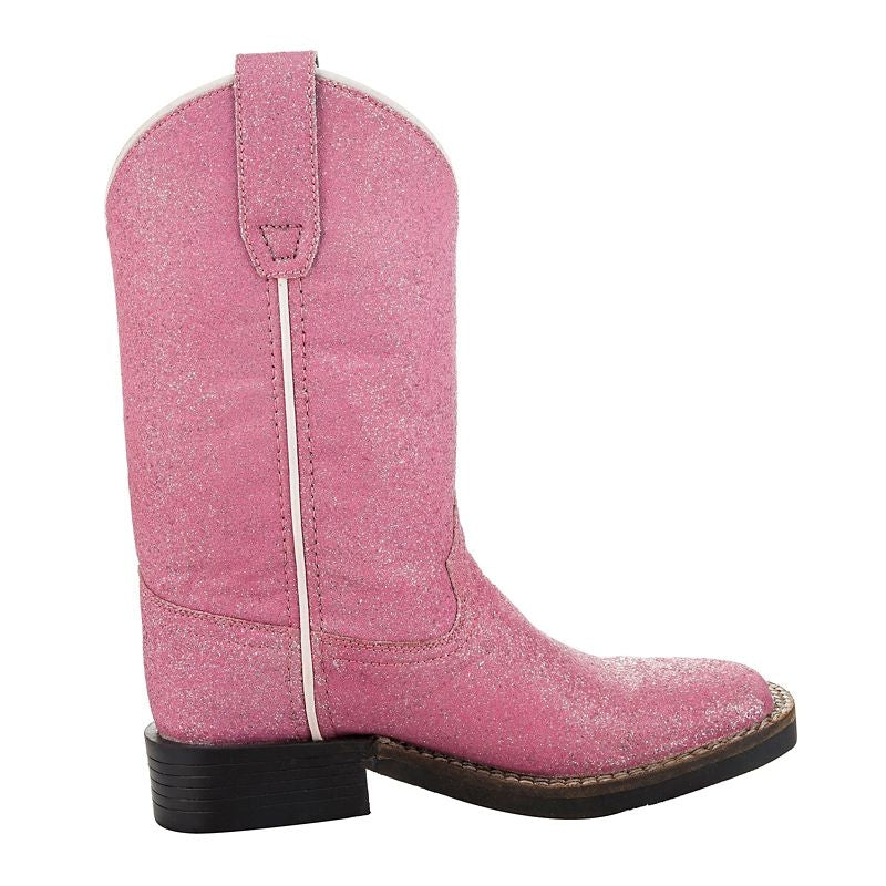Tuffrider Youth Pink Glitter Western Boots
