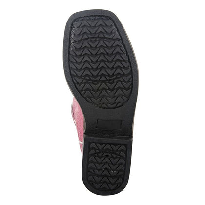 Tuffrider Youth Pink Glitter Western Boots