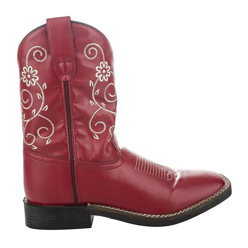 TuffRider Youth Floral Swirl Sq Toe Boots