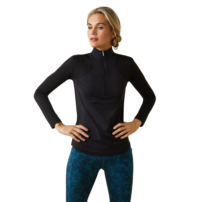 Ariat Womens Breathe 1/4Zip L/S Baselayer