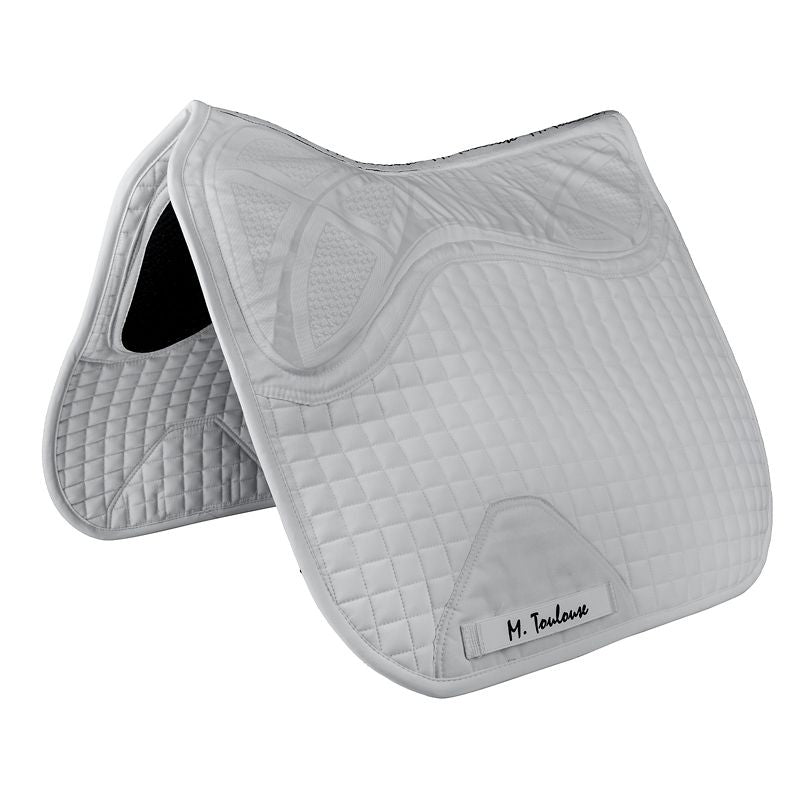 M. Toulouse Pro Comfort Flo Dressage Pad White