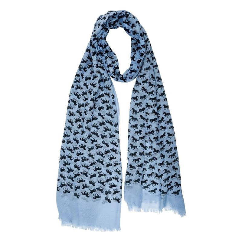 AWST Lila Horse Silhouettes Scarf