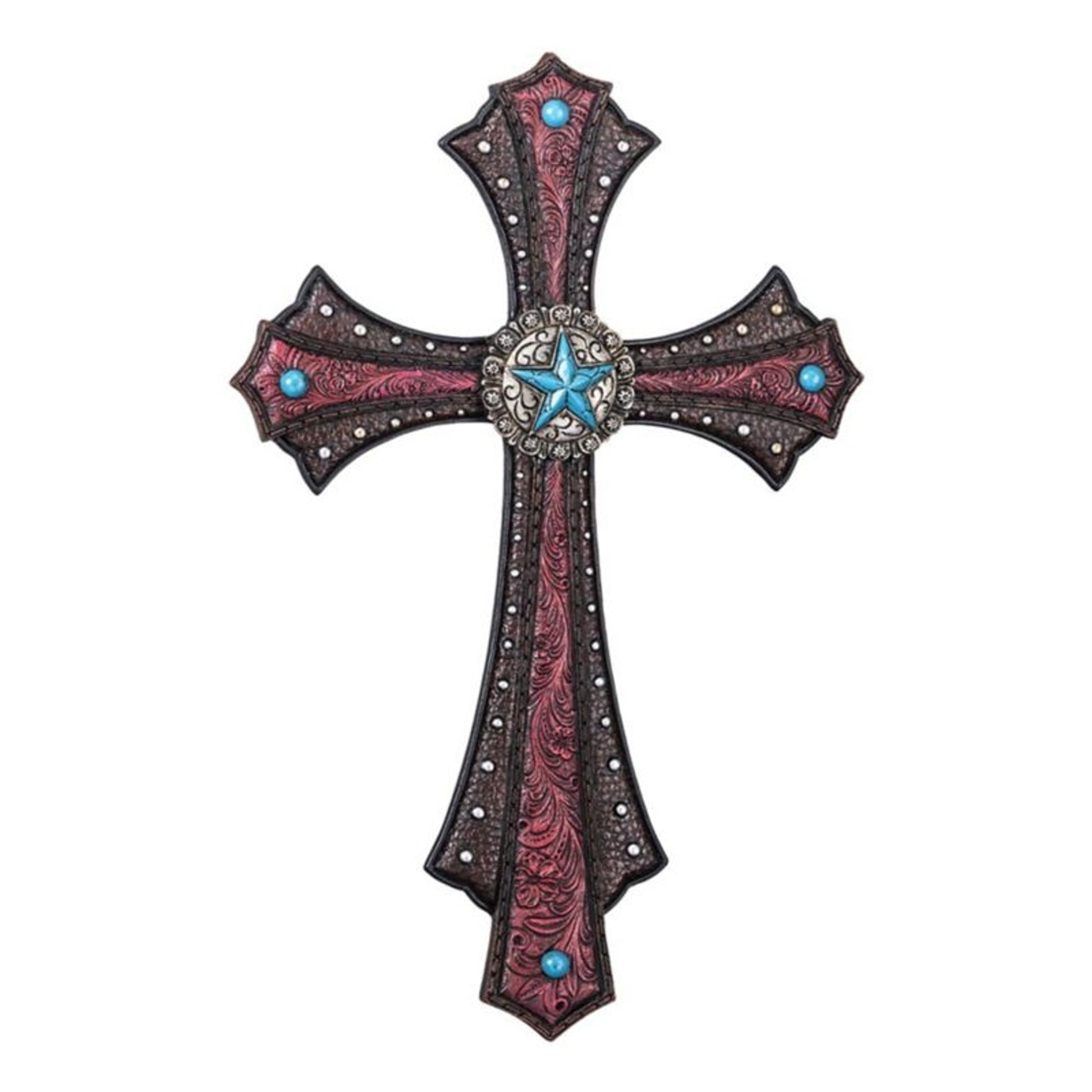 Tough1 Star Concho Cross