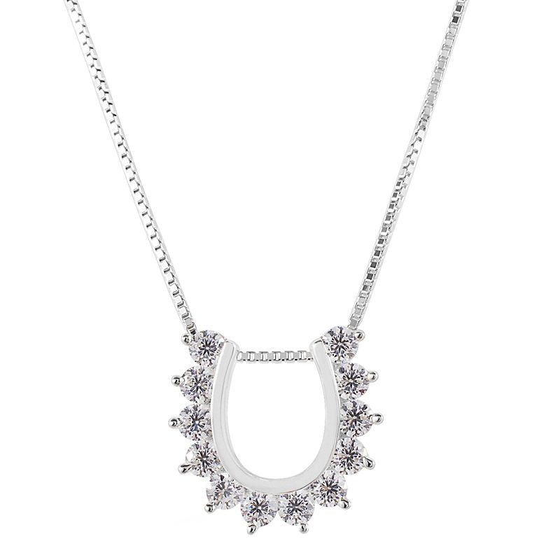 Kelly Herd Outside Set Horseshoe Necklace