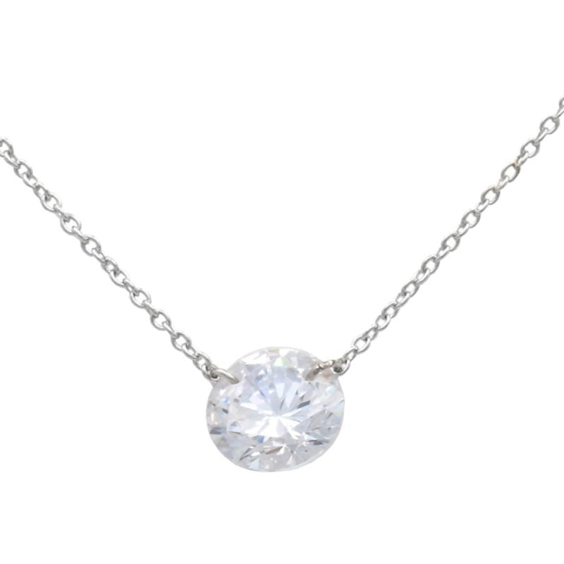 Kelly Herd Clear Stone Naked Pendant - 3CT
