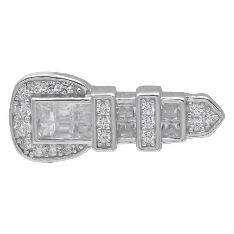 Kelly Herd Clear Ranger Style Buckle Tie Tack