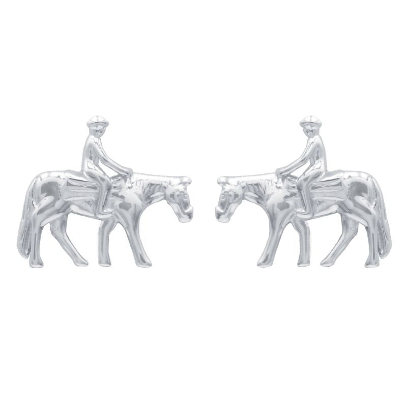 Kelly Herd Western Pleasure Horse with Rider Earrings