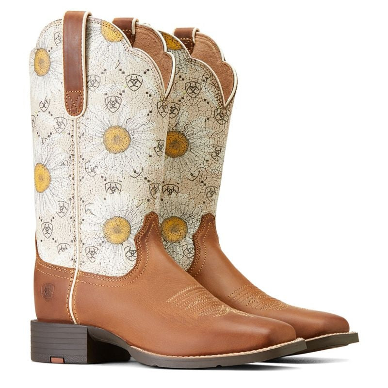 Ariat Ladies Round Up Sq Toe Boots