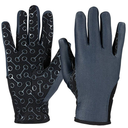 Horze Kids Riding Gloves with Silicone Palm Print