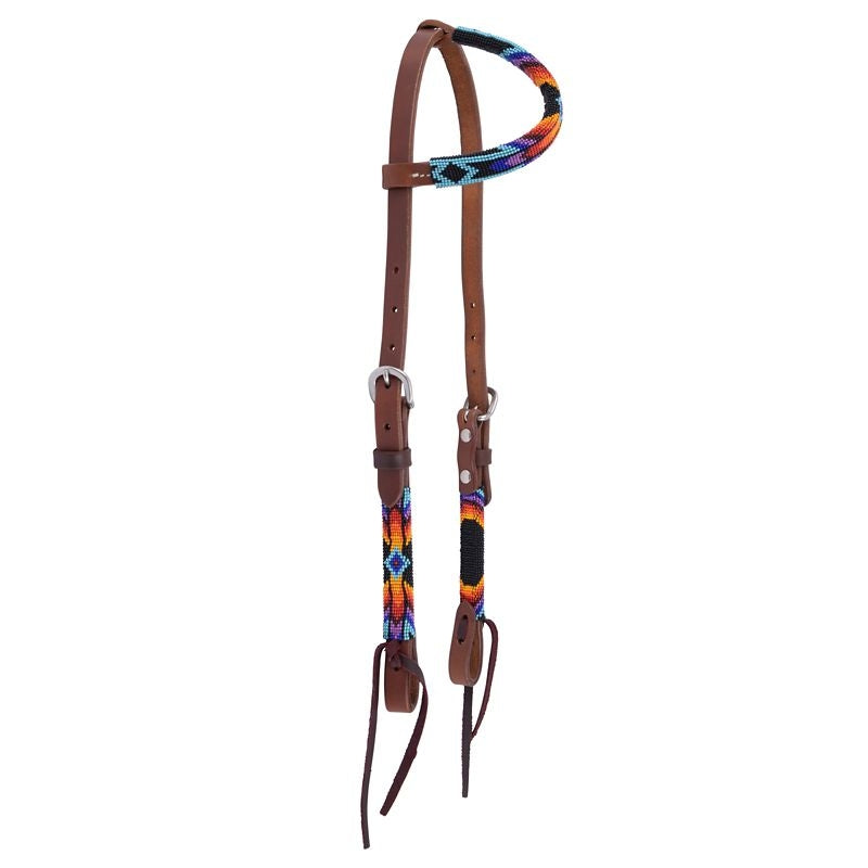 Circle Y Infinity Beaded One Ear Headstall