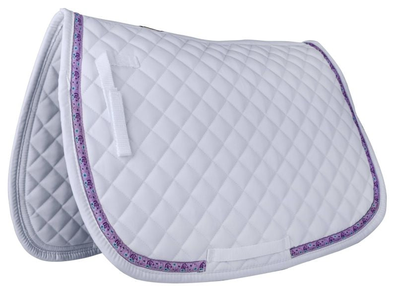 Gatsby Ribbon All-Purpose Saddle Pad Horse Head