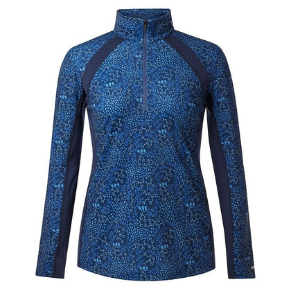 Kerrits Rail Side 1/4 Zip Print Top