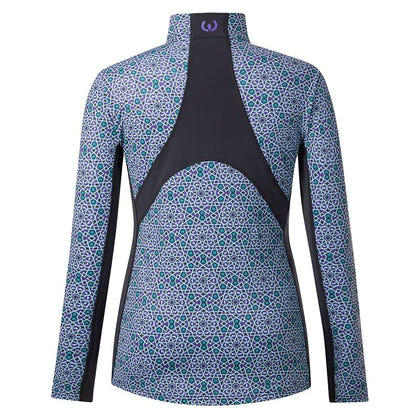 Kerrits Rail Side 1/4 Zip Print Top