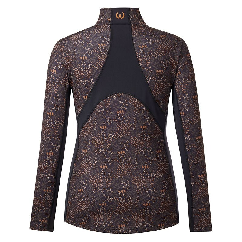 Kerrits Rail Side 1/4 Zip Print Top