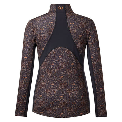 Kerrits Rail Side 1/4 Zip Print Top