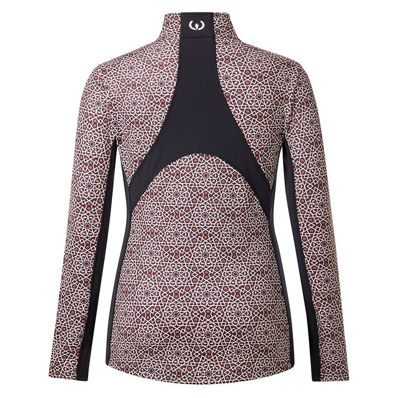 Kerrits Rail Side 1/4 Zip Print Top