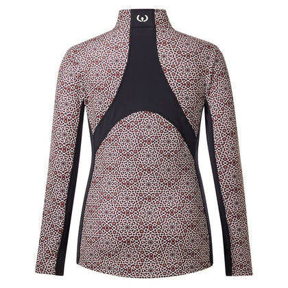 Kerrits Rail Side 1/4 Zip Print Top