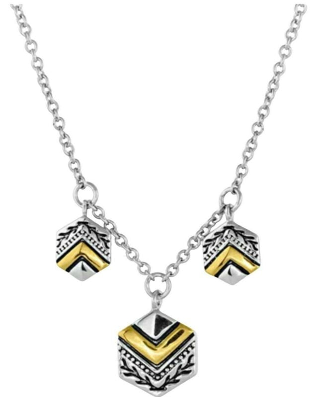 Montana Silversmiths Charmed Chevron Necklace