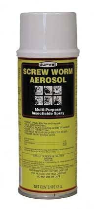 Screw Worm Aerosol Treats Screwworms/Gnats/Flies
