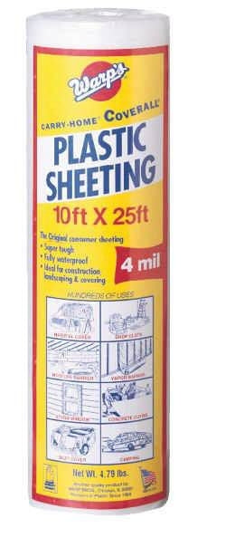 Polyethylene Film 10X25ft Clear